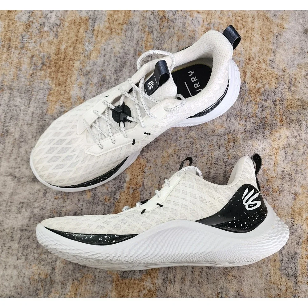 Under Armour Men's Curry Flow 12 Team White/Black Size 13